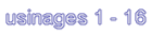 usinages 1 - 16